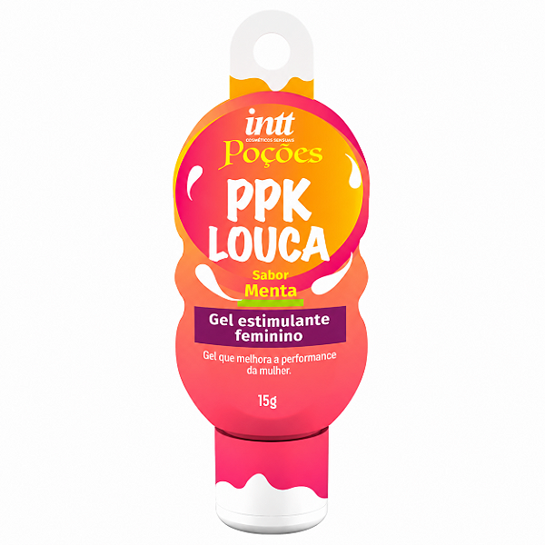 PPK Louca gel com efeito esquenta e vibra menta 15g - Intt