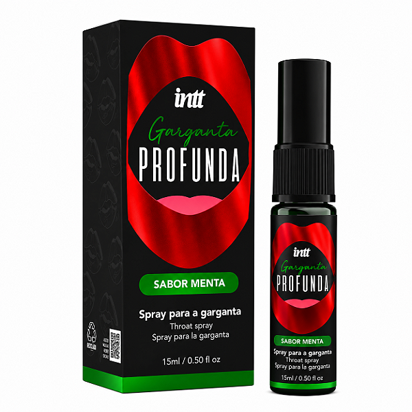 Garganta Profunda com aroma de Menta 15ml - Intt