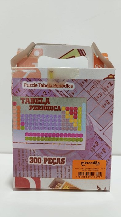 Quebra Cabeça Tabela Periódica Bíblico + Jogo da Memória 300 pçs