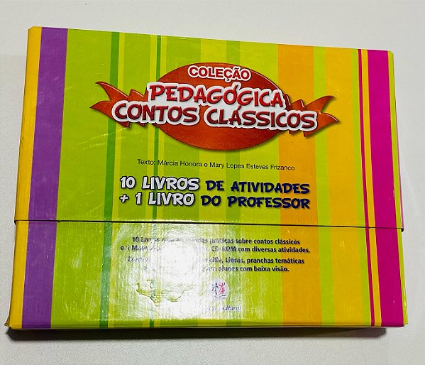 Coleção Pedagógica Contos Clássicos 10 livros atividades + 1 livro Professor