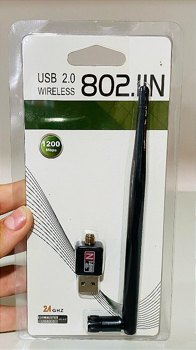 Adaptador WI-FI (antena) USB 2.0 (1200mbps)