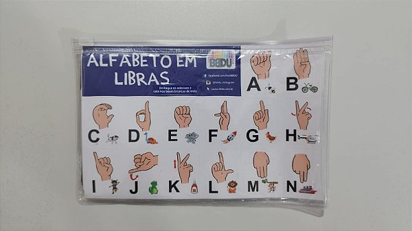 Alfabeto em Libras A a Z - Imãs
