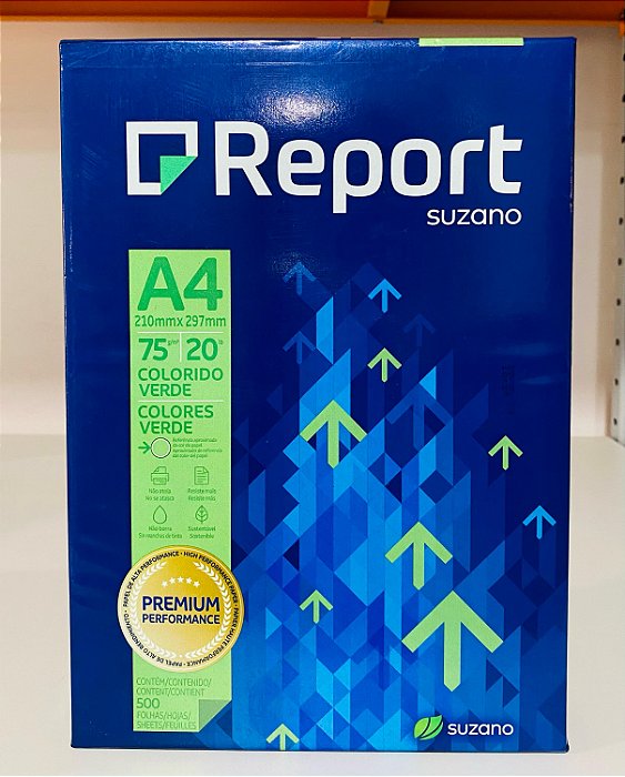 Papel Sulfite A4 c/ 500 fls Verde