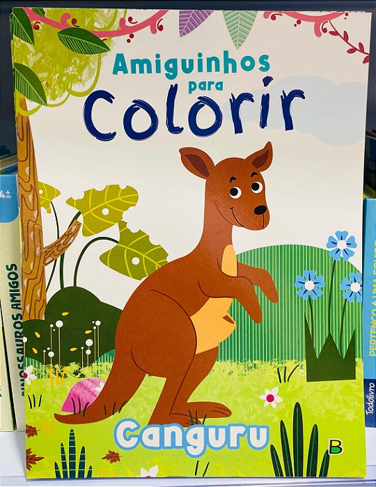 Amiguinhos Para Colorir Canguru