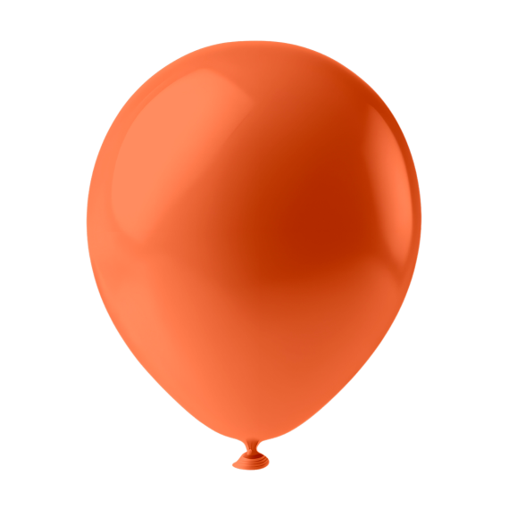 Balão Liso 7.0 Pct c/ 30 - Laranja