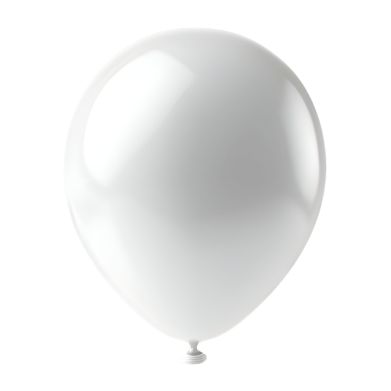 Balão Liso 7.0 Pct c/ 30 - Branco