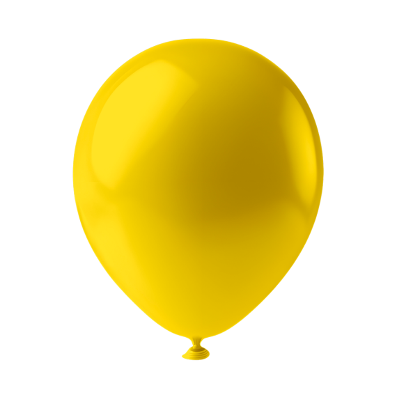 Balão Liso 7.0 Pct c/ 30 - Amarelo