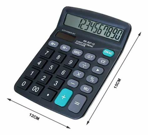 Calculadora Eletrônica - 12 dígitos - Grande