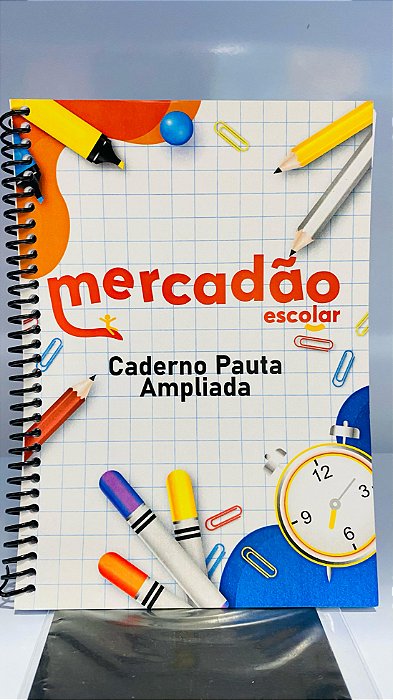 Caderno Com Pauta Ampliada 20X13,5CM Capa Mole - Espiral