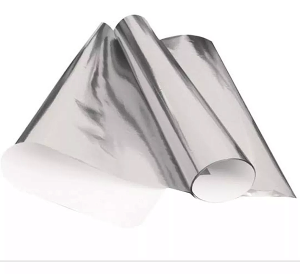 Cartolina Laminada 48X60 Prata Und