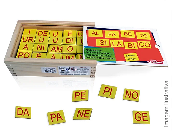 Alfabeto Silábico-180 peças