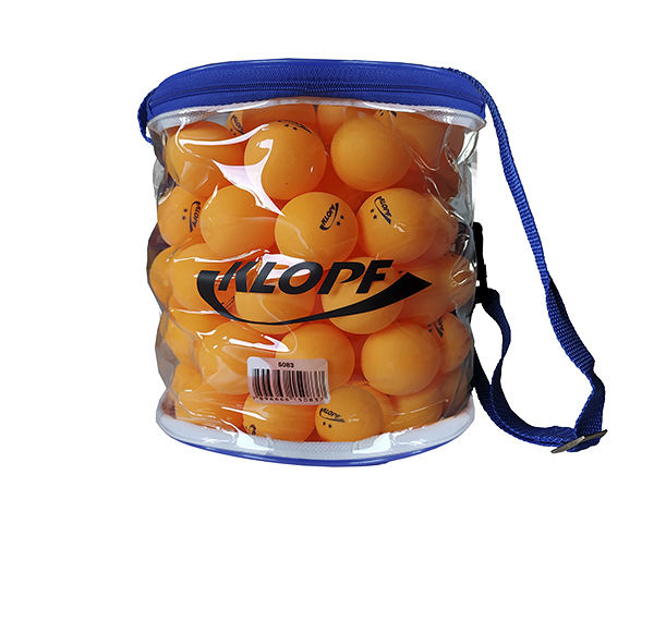 Bolsa com 100 bolas para Ping Pong - 40mm - Laranjas - 02 Est.