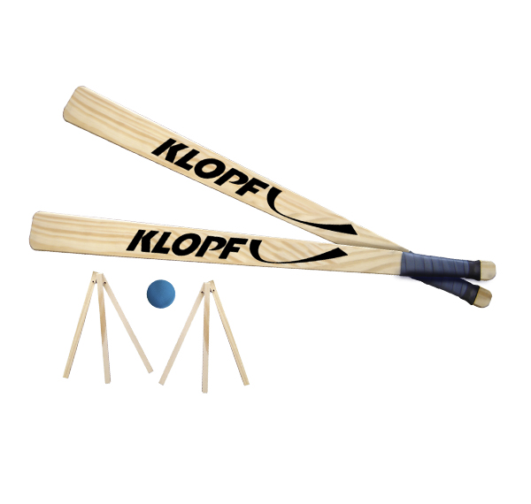 Kit para Tacobol - bet, em Mad. cru, 01 bola e 02 casas