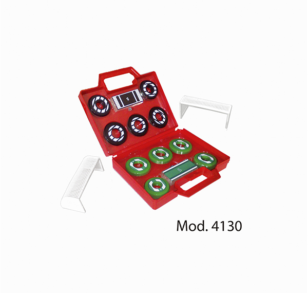 Maleta para Fut. Botão Pto-bco x Verd.-bco