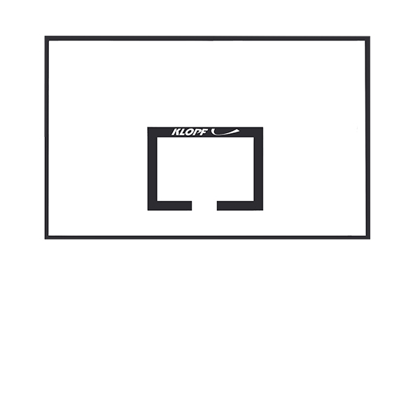 Tabela de basquete JUVENIL, Comp. Naval 18mm, 1,20 x 0,80m
