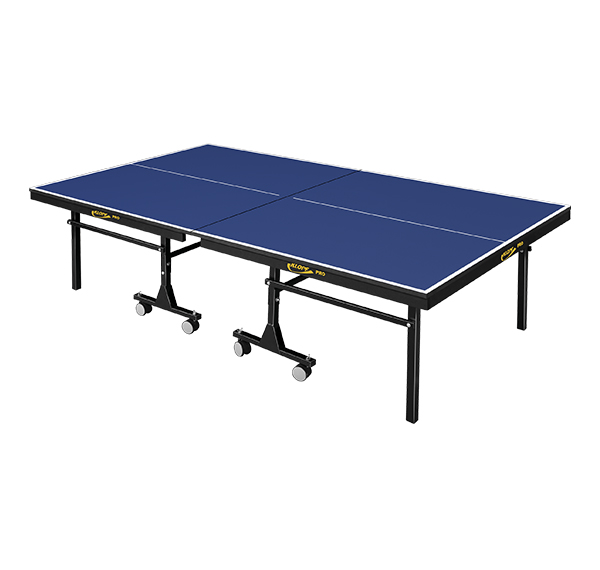 Mesa de Ping Pong em MDF de 25 mm - Pés de Ferro com rodas - Paredão