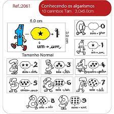 Carimbos Conhecendo os Algarismos c/10 un.