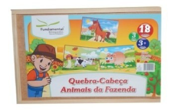 Quebra-Cabeça Animais da Fazenda