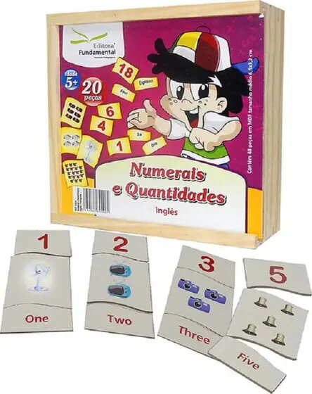 Numerais E Quantidades Em Inglês - Emb. c/60 pçs.