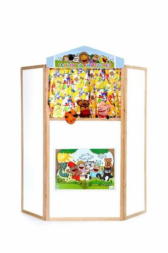 Teatro de Fantoches Escolar - Tam. (GG) 1,98x0,90cm