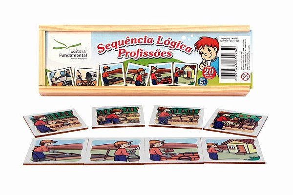 Sequência Lógica - Profissões - Cx. c/20 pçs.