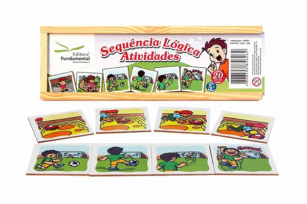 Sequência Lógica - Atividades  - Cx. c/20 pçs.