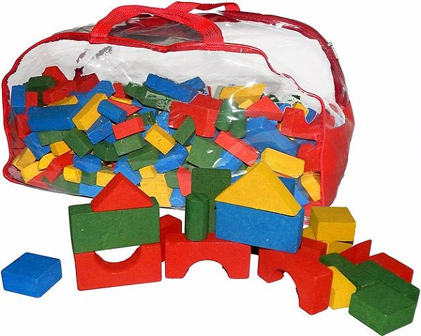 Caixa Blocos De Construção c/500 pçs.