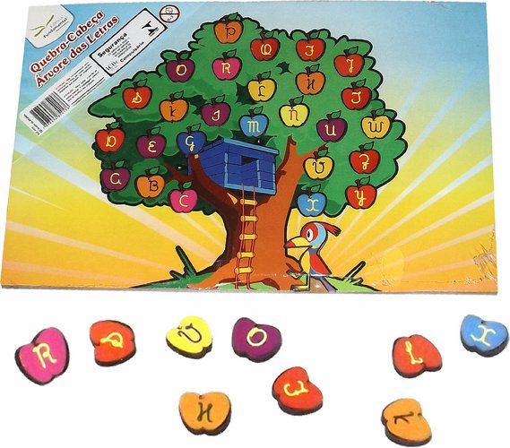 Quebra Cabeça Educativo Árvore Das Letras - Emb. c/1 un.