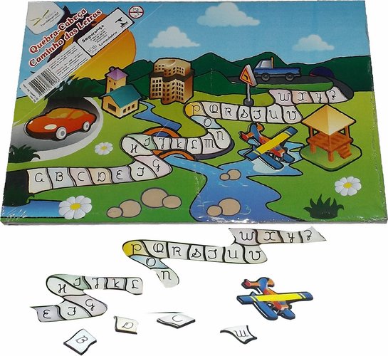 Quebra Cabeça Caminho Das Letras - Emb. c/1 un.