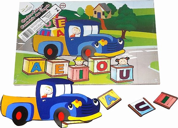 Quebra Cabeça Caminhão Das Vogais - Emb. c/1 un.