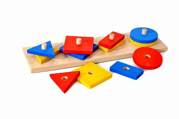 Prancha 4 Piramides - Base + 12 Figuras Geométrica