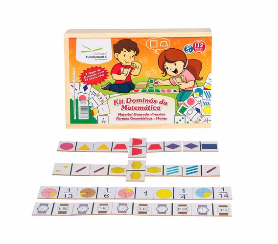 Dominós da Matemática - Cx. c/4 jogos