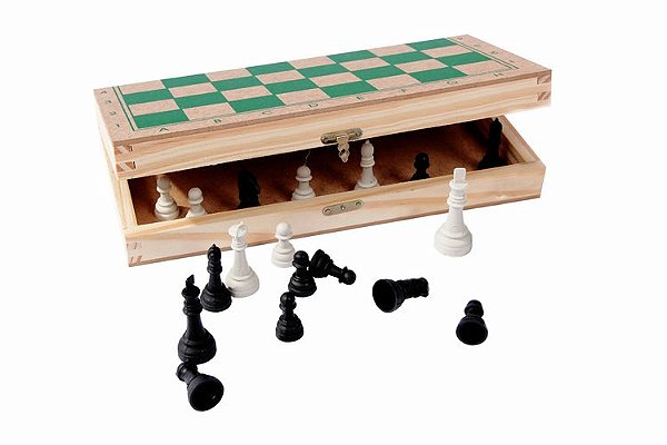 Jogo de Xadrez c/Estojo (peq) 25x25cm