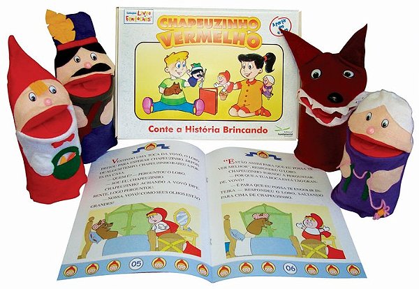 Fantoche +  Livro – Chapeuzinho Vermelho