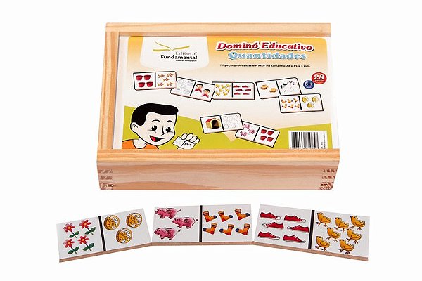 Dominó Quantidades - c/28 pçs.