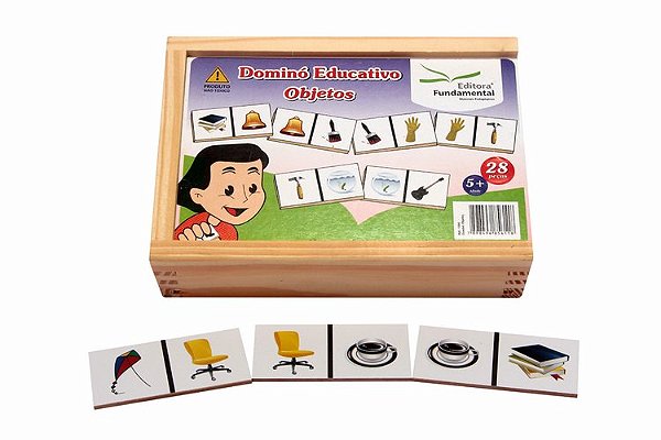 Dominó Objetos - c/28 pçs.