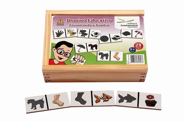 Dominó Encontrando a Sombra - c/28 pçs.