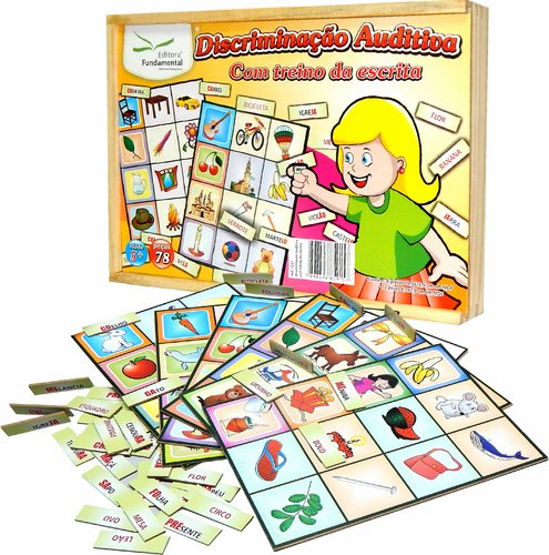 Discriminação Auditiva Com Treino Da Escrita c/78 pçs.