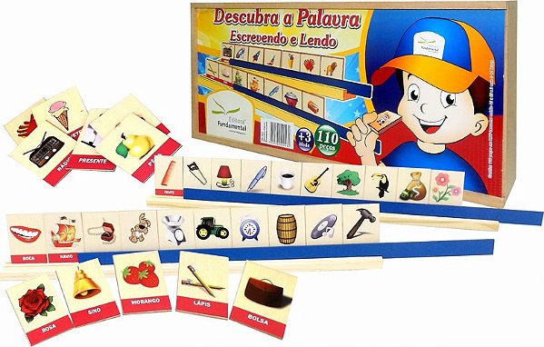 Descubra A Palavra - Escrevendo e Lendo - Emb. c/110 pçs.