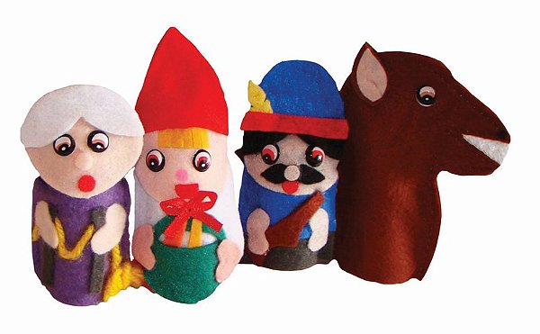 Dedoches Solapa (refil) - Chapeuzinho Vermelho