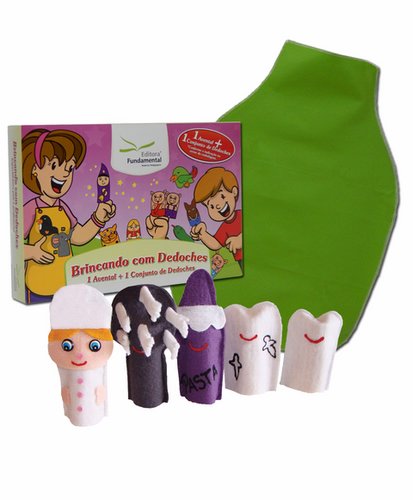 Dedoches + Avental Cx. c/Conjunto Dental