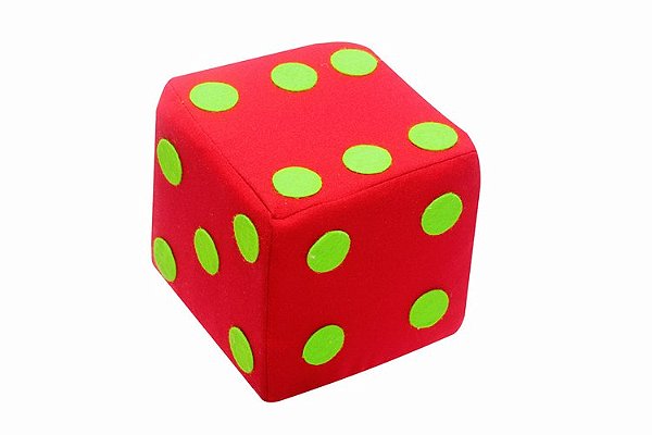 Dado pingos em Aplique - 01 pçs. Med. 16cm³