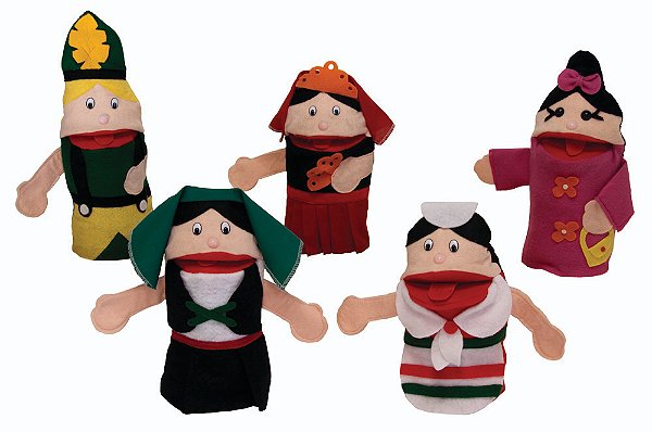 Fantoches Etnias c/5 un.