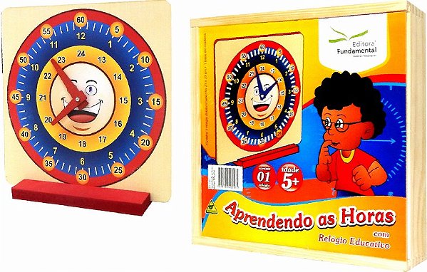 Relógio Educativo - Aprendendo As Horas