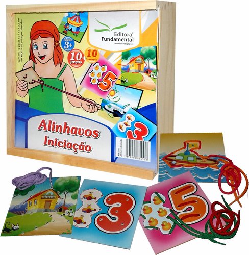 Alinhavos Iniciação Números - c/10 pçs.