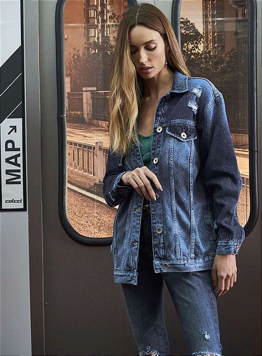 jaqueta jeans COLCCI - Camile Pazello - Moda Feminina
