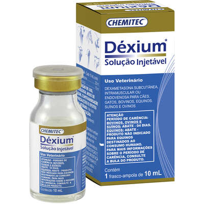 DÉXIUM ANTI-INFLAMATÓRIO INJETÁVEL 10ML - CHEMITEC