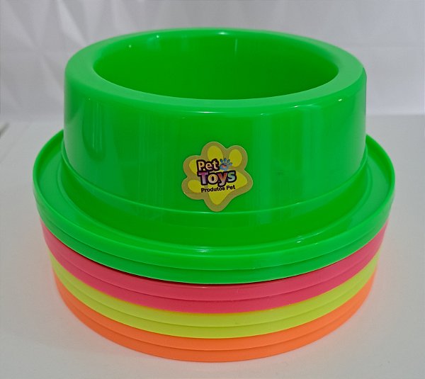 COMEDOURO OU BEBEDOURO ANTIFORMIGA ACRÍLICO NEON - 300ML