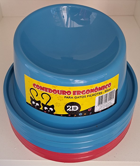 COMEDOURO ERGONÔMICO ANTI-FORMIGA PARA GATO FILHOTE - 80ML