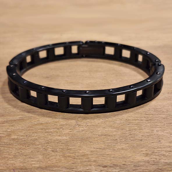 Bracelete em Aço Ionizado